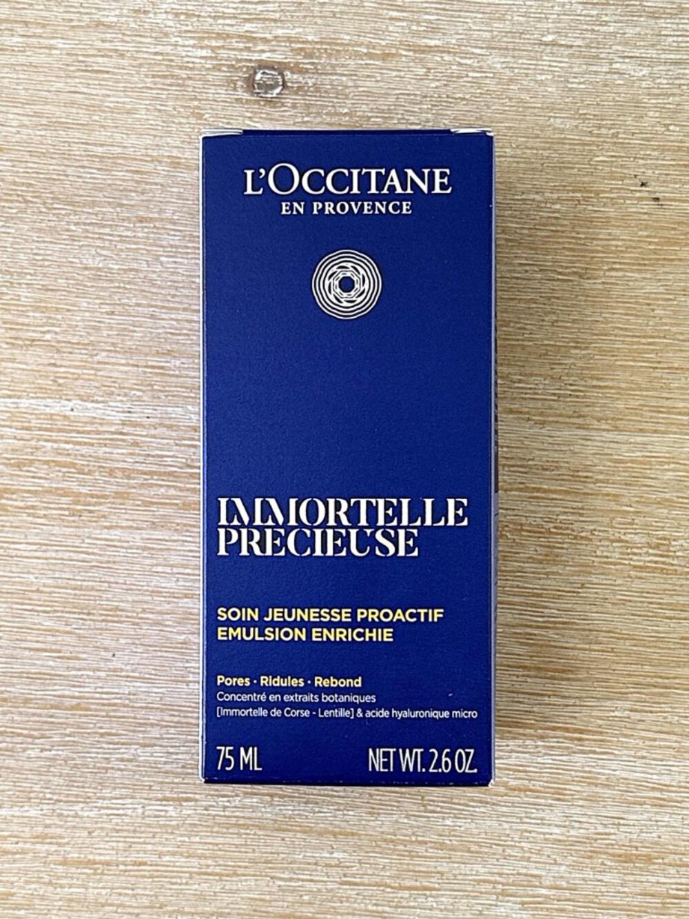 L'Occitane Immortelle Précieuse Enriched Emulsion 2.6 oz Anti-Aging NWT Costco - Picture 2 of 6